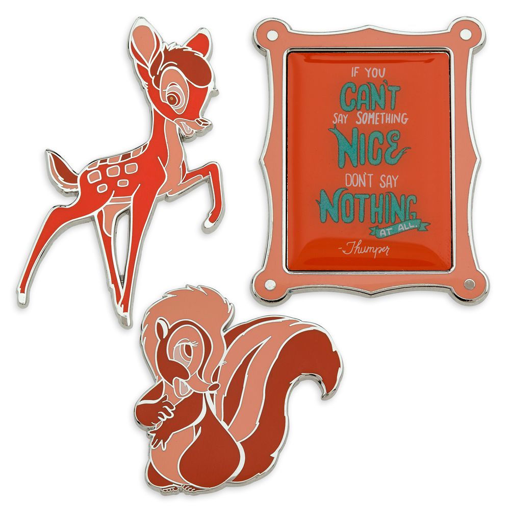 Disney Wisdom Pin Set – Bambi – August – Limited Release | shopDisney