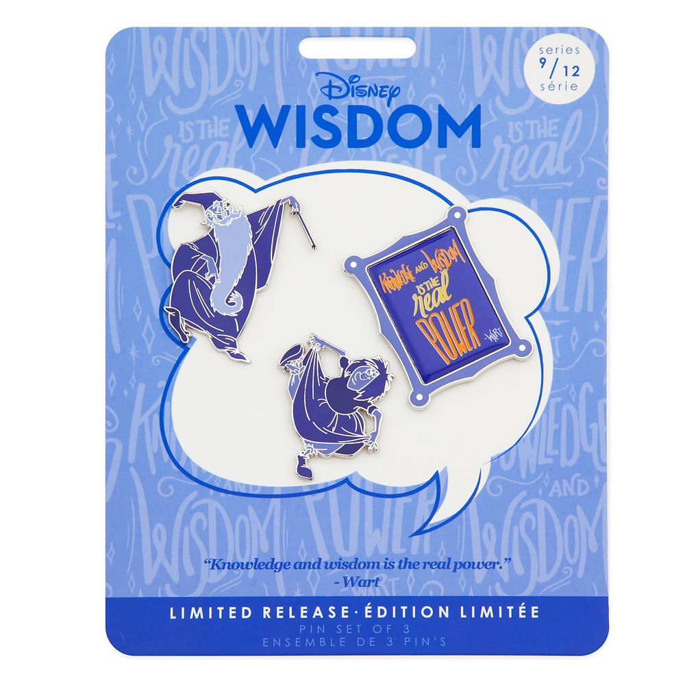 Disney Wisdom Pin Set – The Sword in the Stone – September – Limited Release