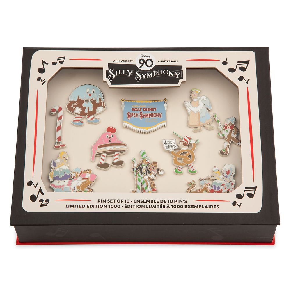 Silly Symphony Pin Set – The Cookie Carnival – Limited Edition – Disney&reg; Visa&reg; Cardmember Exclusive
