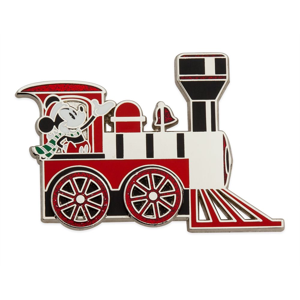 Mickey Mouse Holiday Train Pin