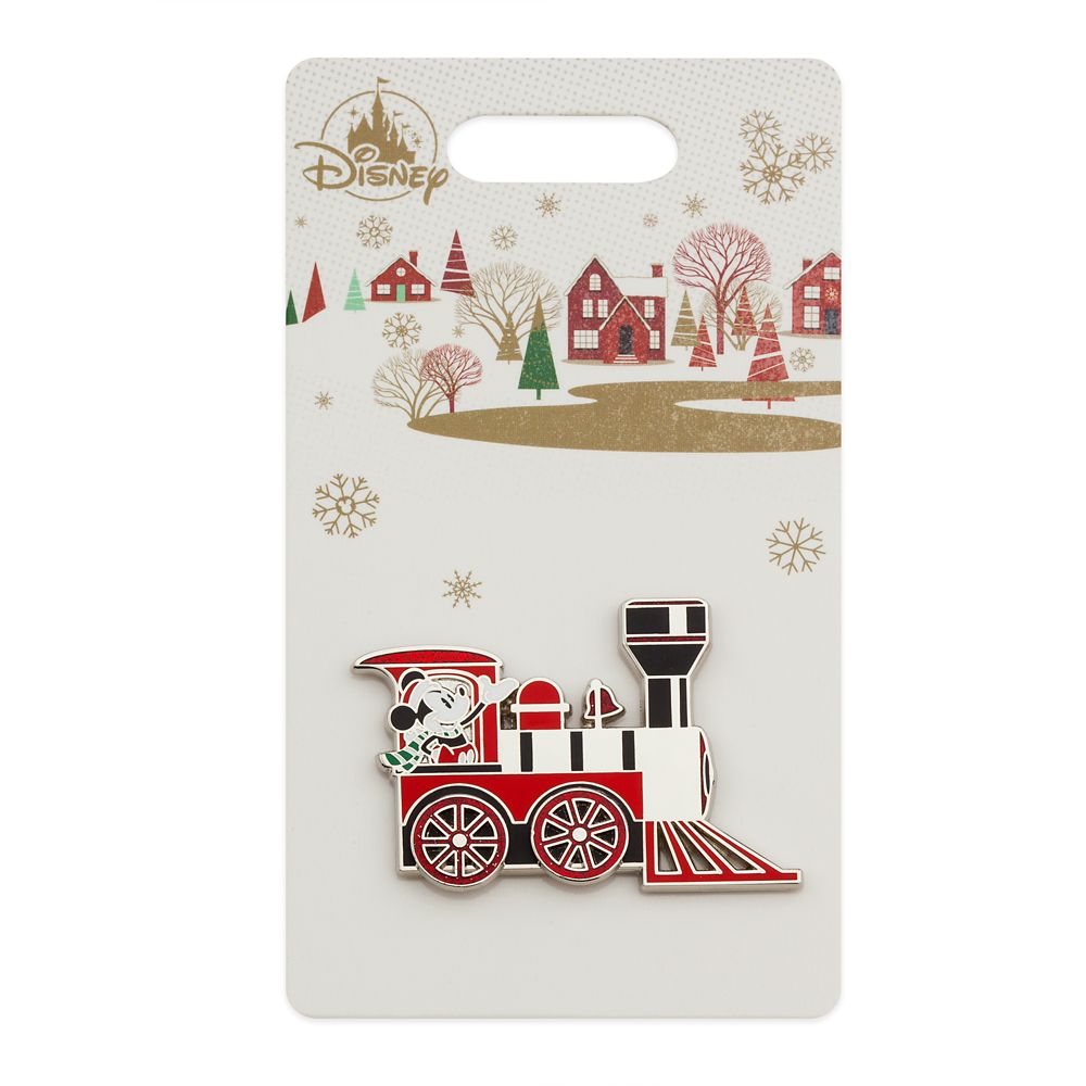 Mickey Mouse Holiday Train Pin