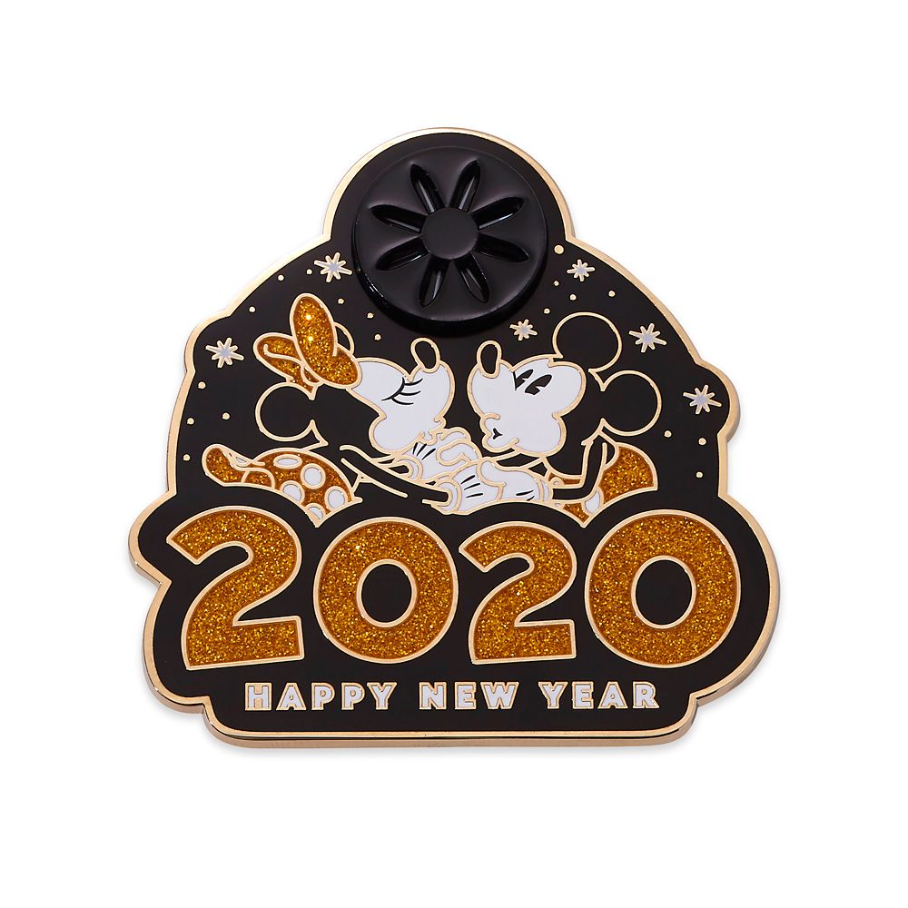 Mickey And Minnie Mouse Happy New Year Pin Limited Edition Shopdisney