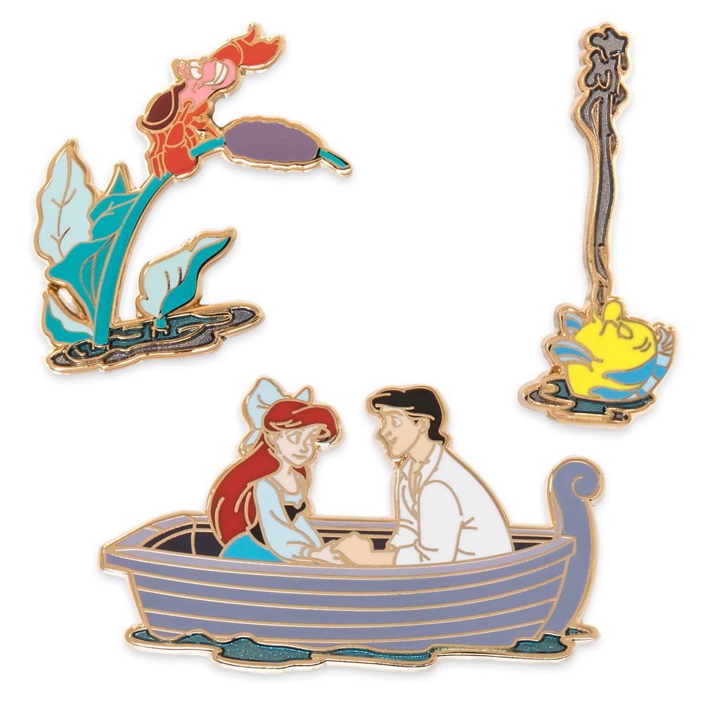 The Little Mermaid Pin Set – Kiss the Girl