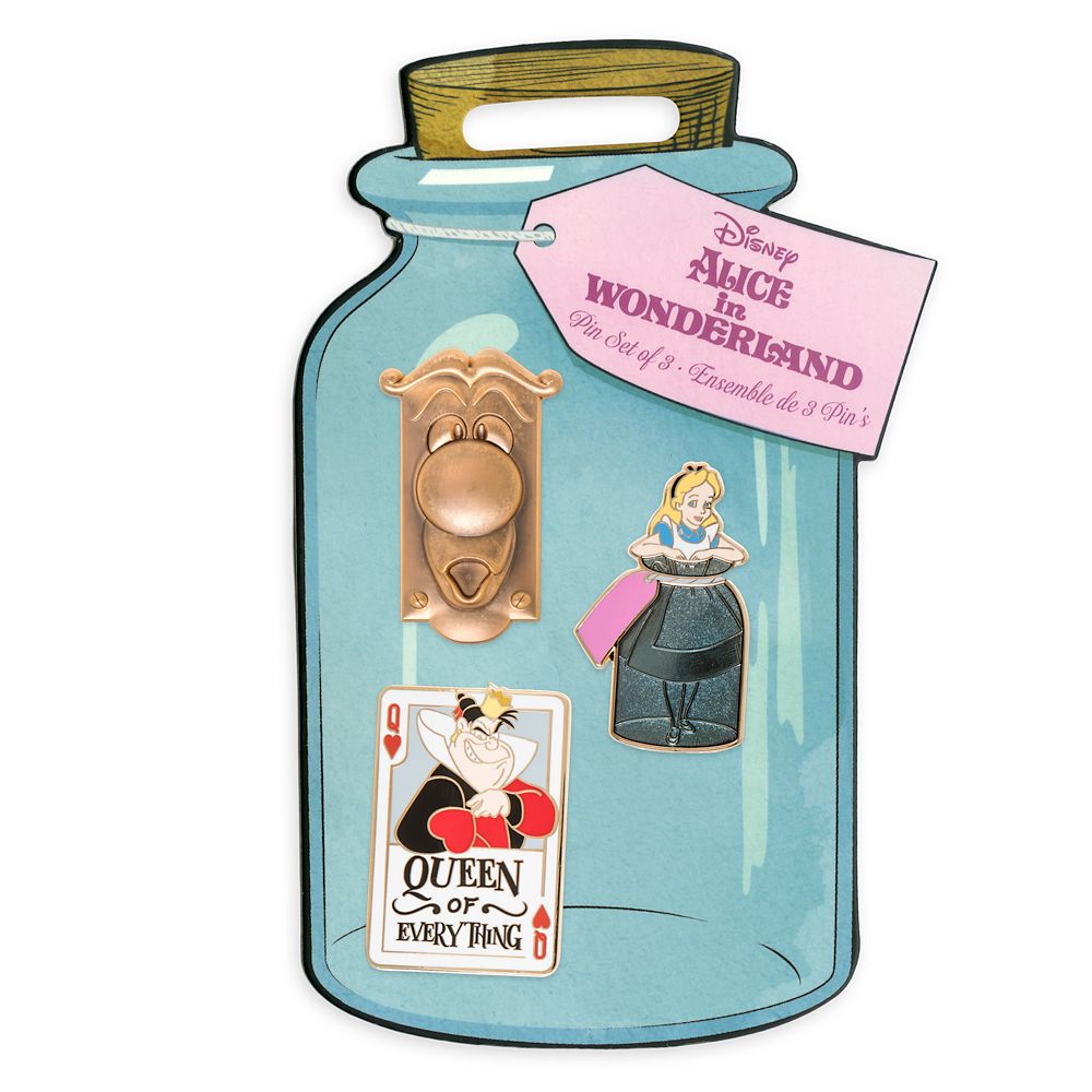 Alice in Wonderland Pin Set