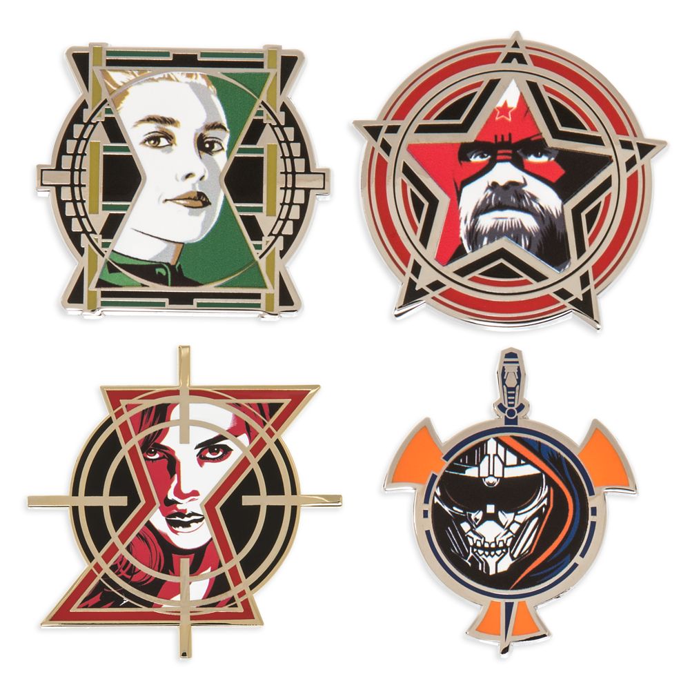 Black Widow Pin Set - Limited Edition | Marvel | shopDisney