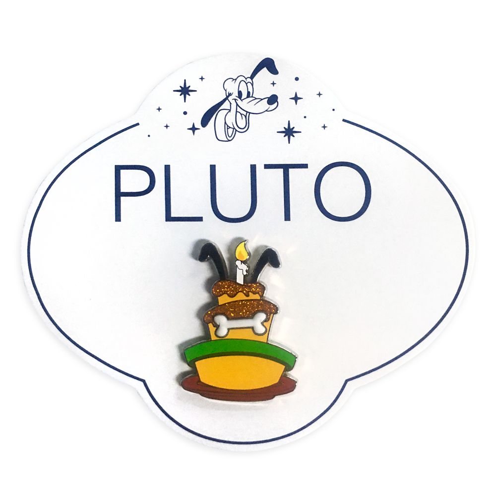 Pluto 90th Anniversary Cake Pin