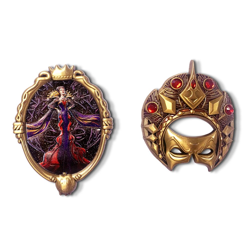 Evil Queen Disney Designer Collection Midnight Masquerade Pin Set – Villains – Limited Release