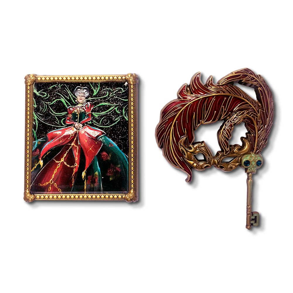Lady Tremaine Disney Designer Collection Midnight Masquerade Pin Set – Villains – Limited Release