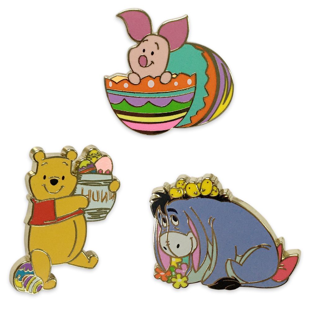 Winnie the Pooh and Pals Easter Flair Pin Set