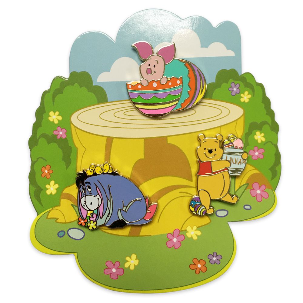 Winnie the Pooh and Pals Easter Flair Pin Set