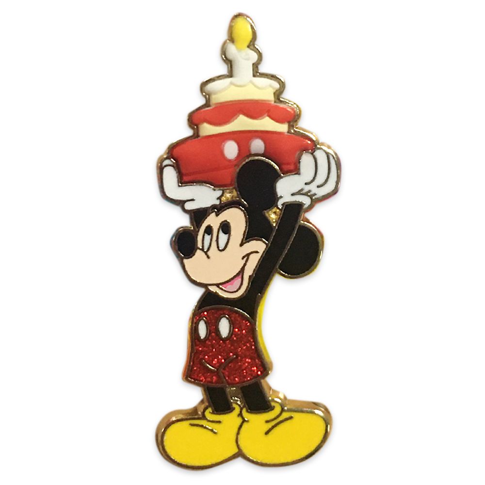 Mickey Mouse Flair Birthday Pin