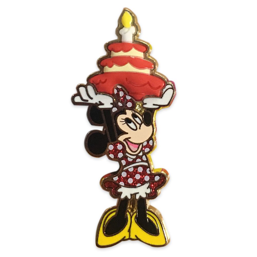 Minnie Mouse Flair Birthday Pin