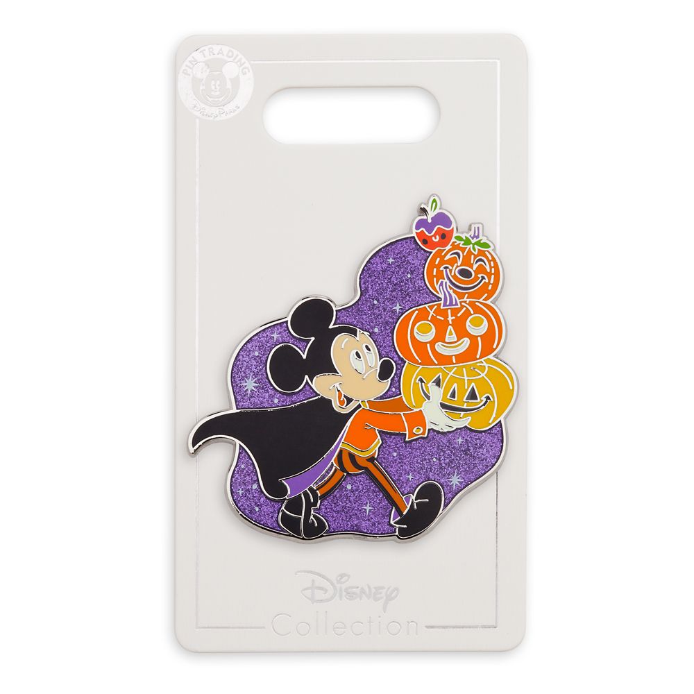 Mickey Mouse Jack-o'-Lantern Halloween Pin