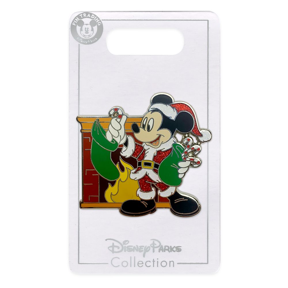 Santa Mickey Mouse Holiday Pin