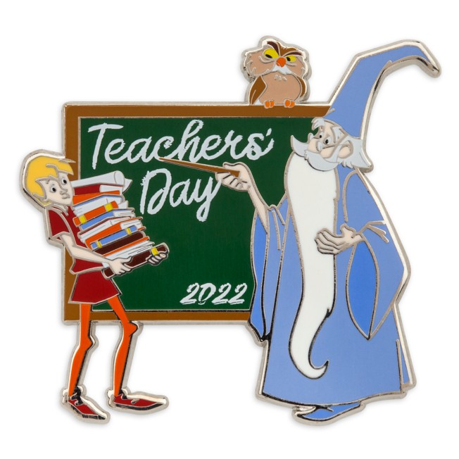 Merlin and Wart Teacher's Day 2022 Pin – The Sword in the Stone – Limited Release
