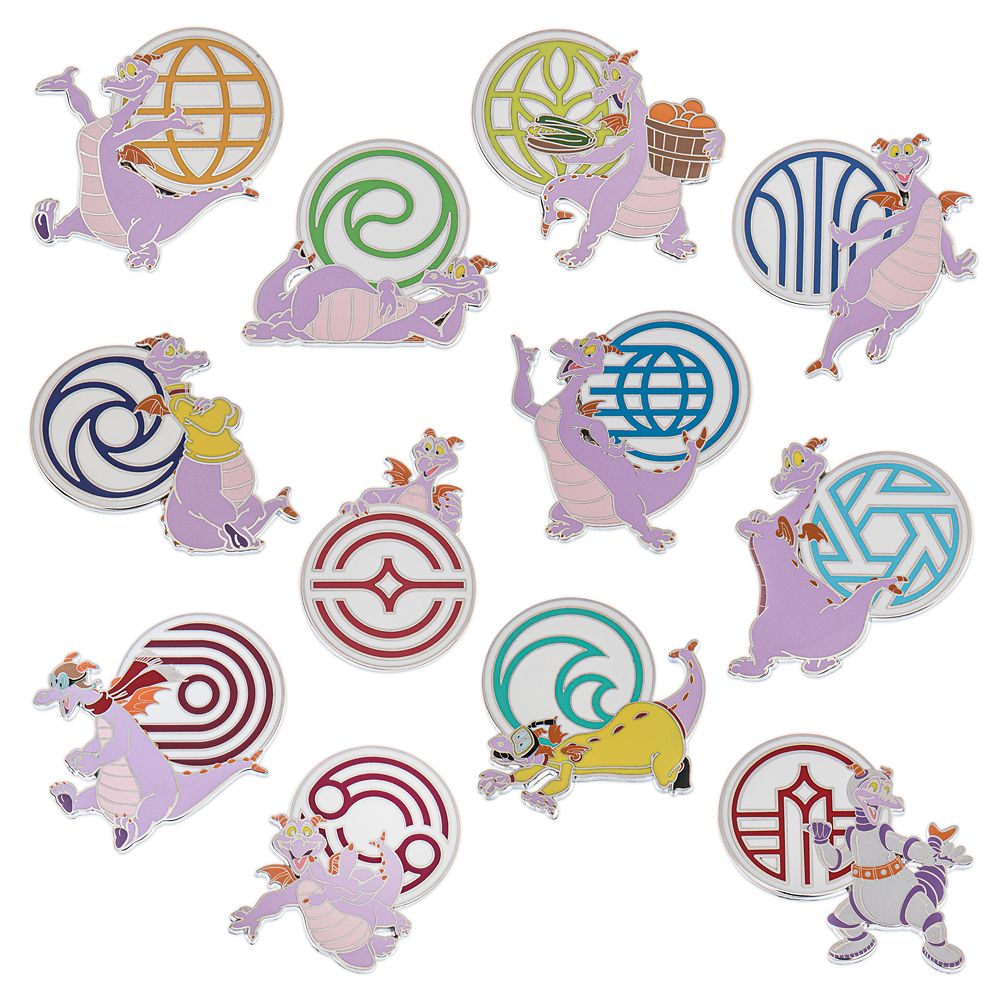 Figment EPCOT 40th Anniversary Mystery Pin Blind Pack – 2-Pc. – Limited Release