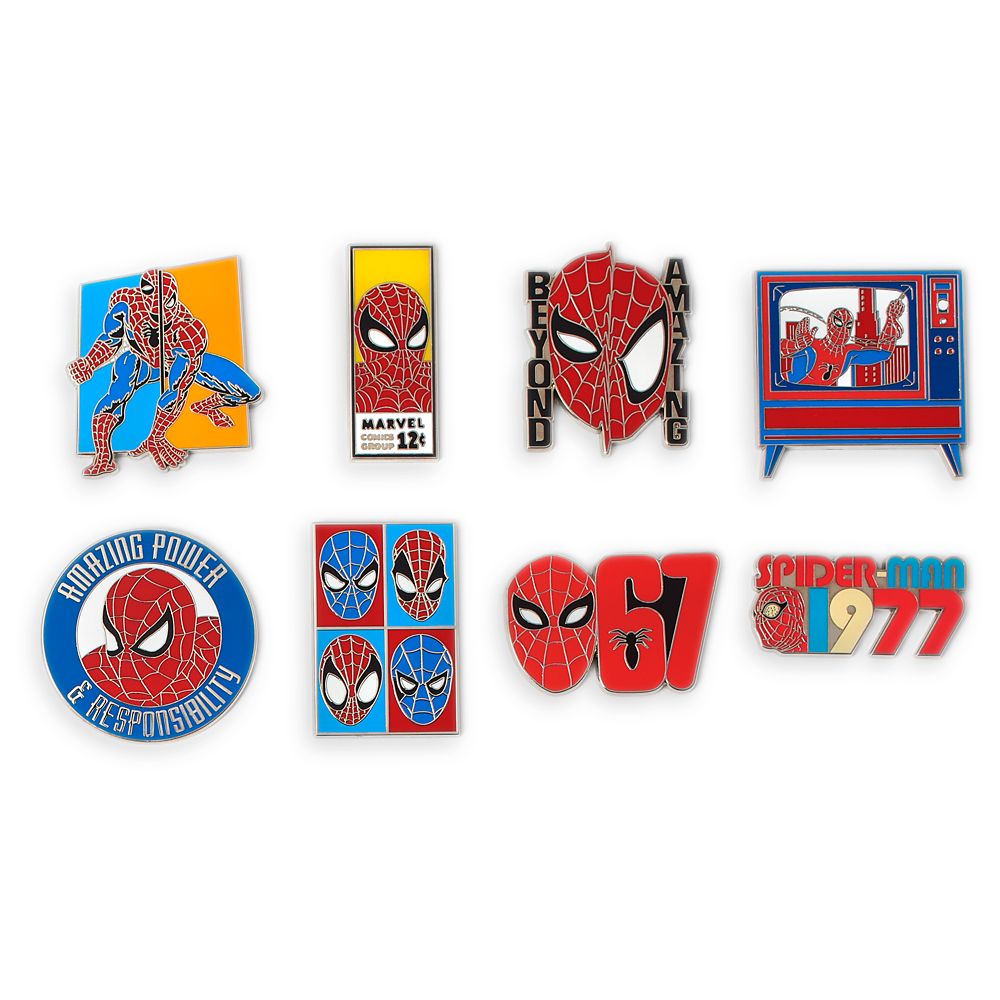 Spider-Man ”Beyond Amazing” 60th Anniversary Mystery Pin Blind Pack – 2-Pc. – Limited Release is available online for purchase