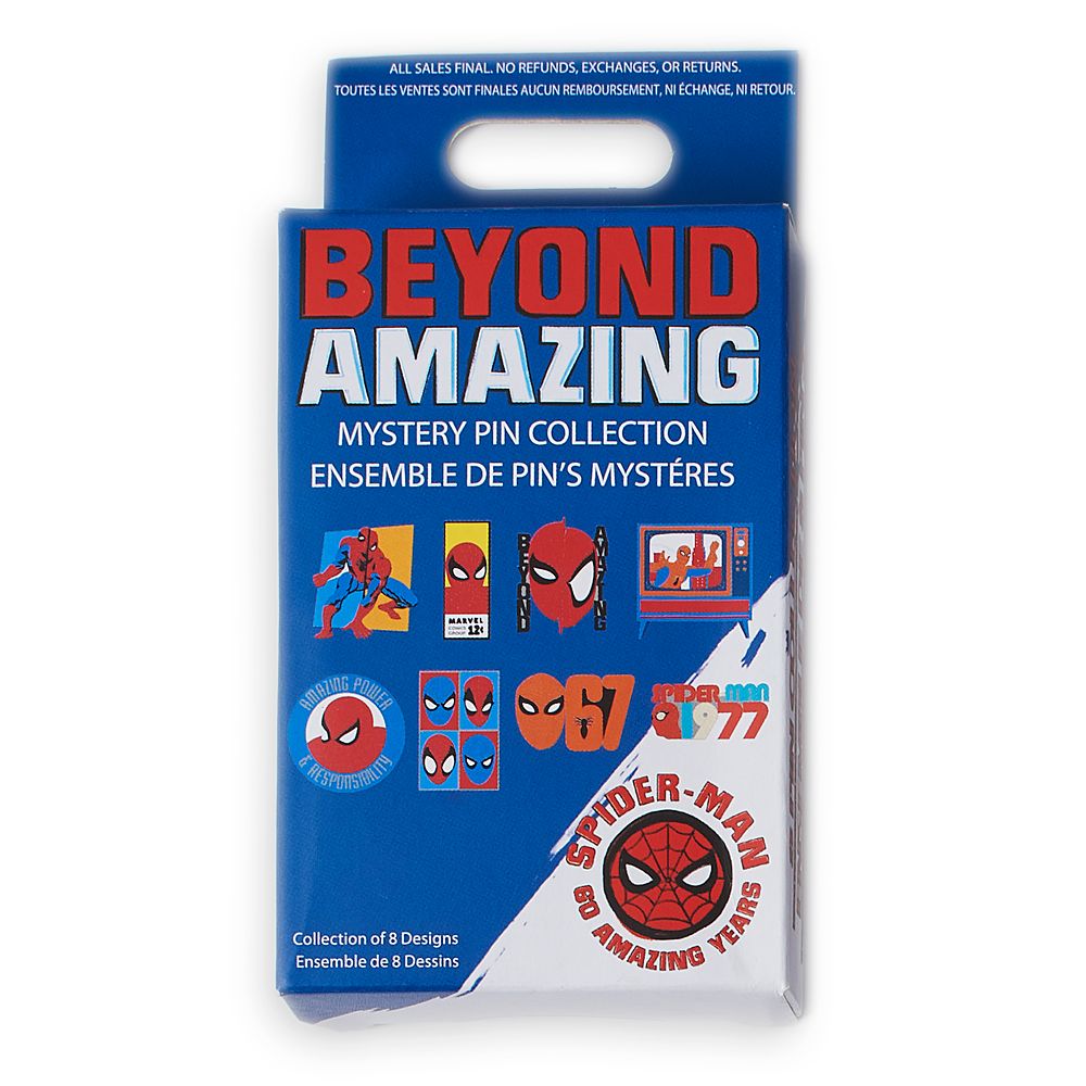 Spider-Man ''Beyond Amazing'' 60th Anniversary Mystery Pin Blind Pack – 2-Pc. – Limited Release