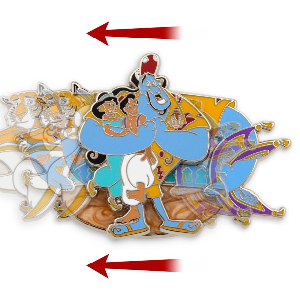 Aladdin 30th Anniversary Slider Pin – Limited Edition
