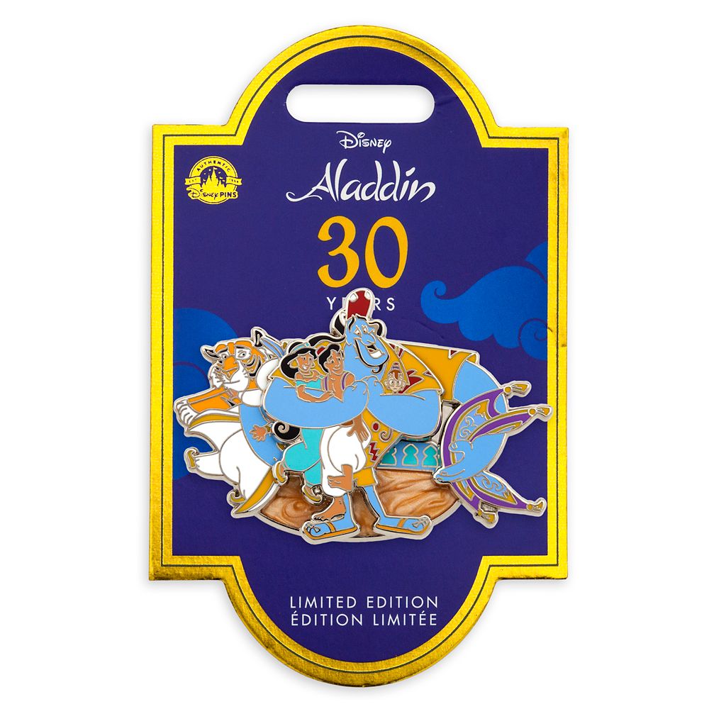 Aladdin 30th Anniversary Slider Pin – Limited Edition