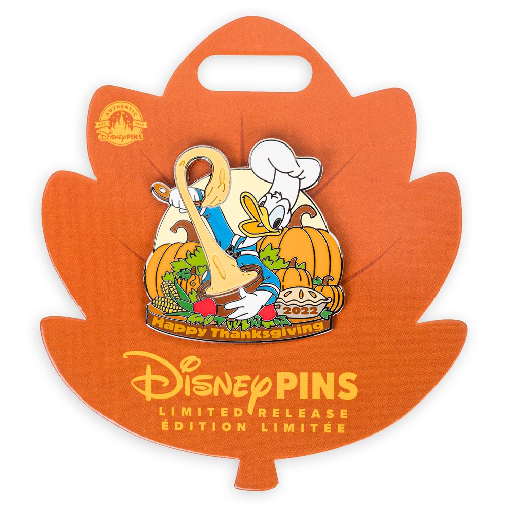 Donald Duck Thanksgiving 2022 Pin – Limited Release