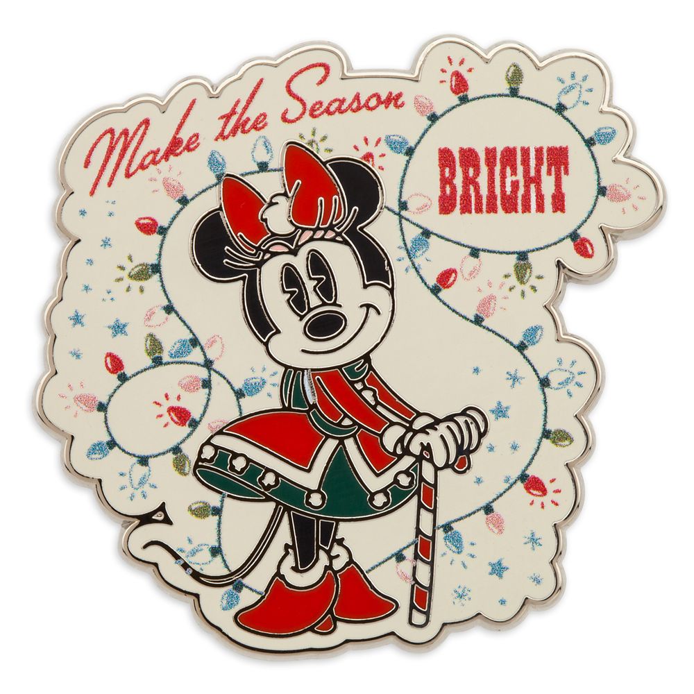 Mickey and Minnie Mouse Holiday Pin Set