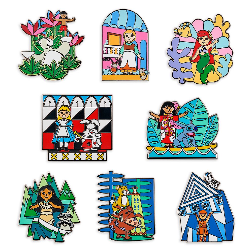 Disney it's a small world Disney Character Mystery Pin Set