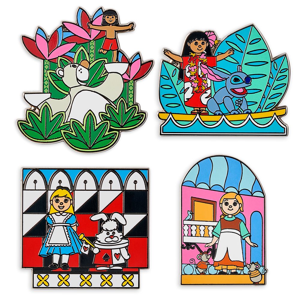 Disney it's a small world Disney Character Mystery Pin Set