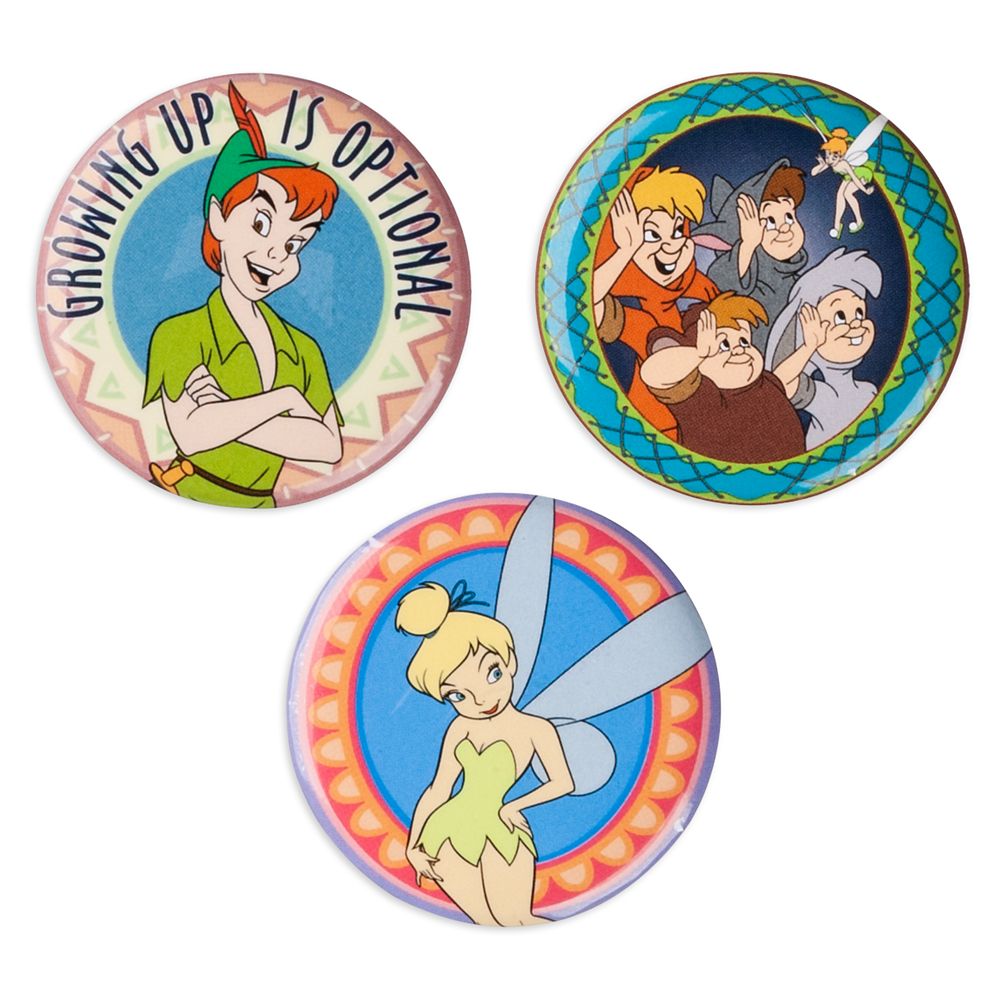 Peter Pan Button Set