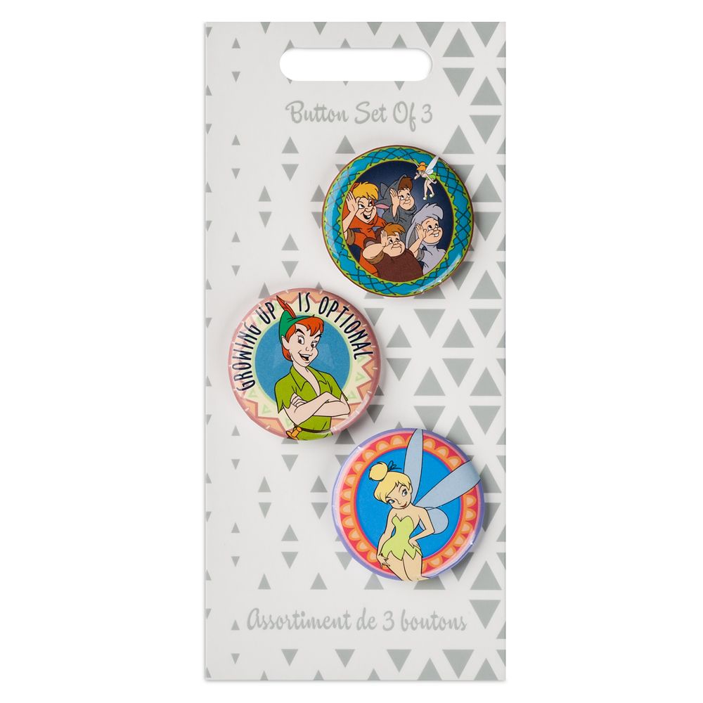 Peter Pan Button Set