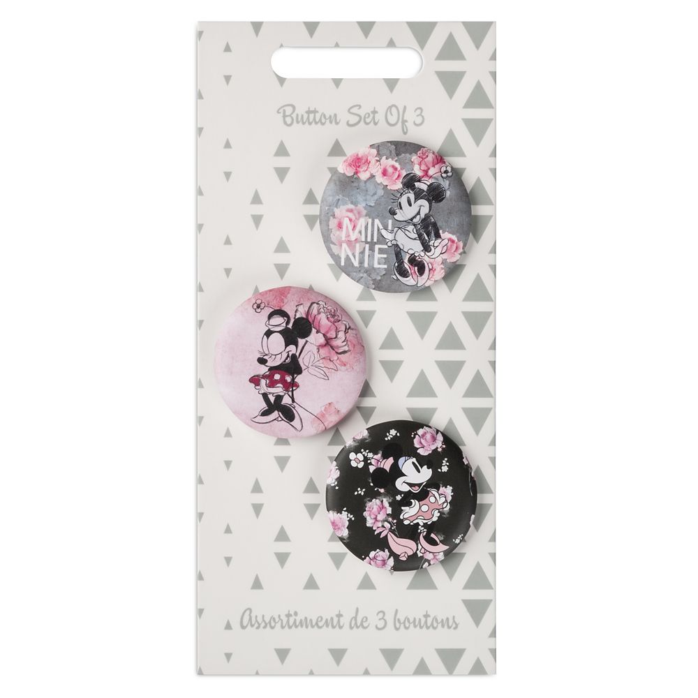 Minnie Mouse Button Set