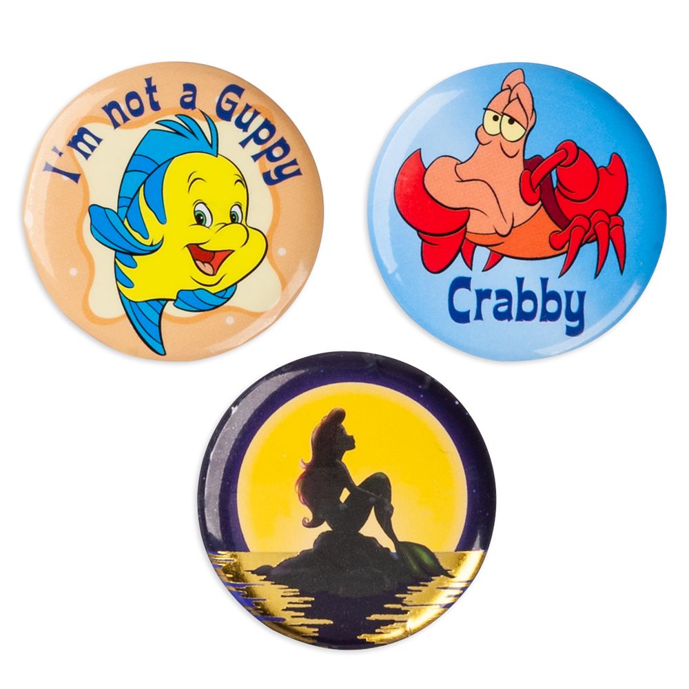 The Little Mermaid Button Set