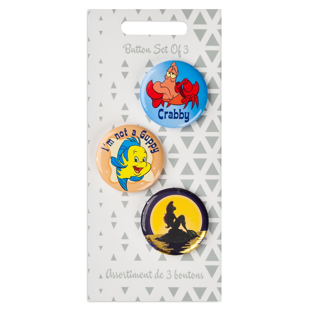 The Little Mermaid Button Set