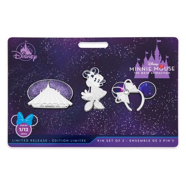 Minnie Mouse: The Main Attraction Pin Set – Space Mountain – Limited Release