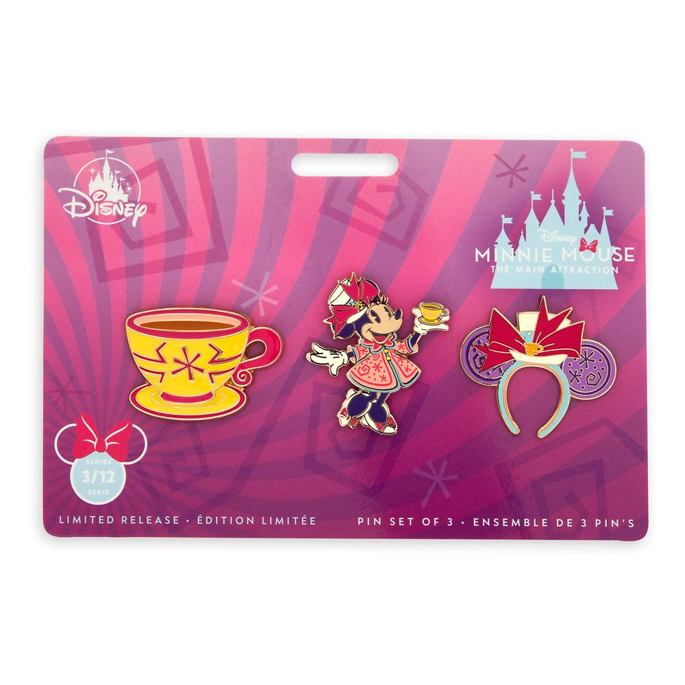 Minnie Mouse: The Main Attraction Pin Set – Mad Tea Party – Limited Release