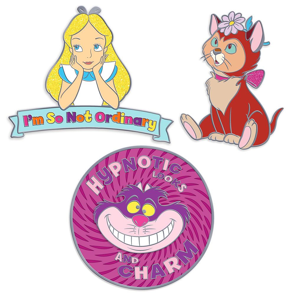 Alice in Wonderland Pin Set – Oh My Disney
