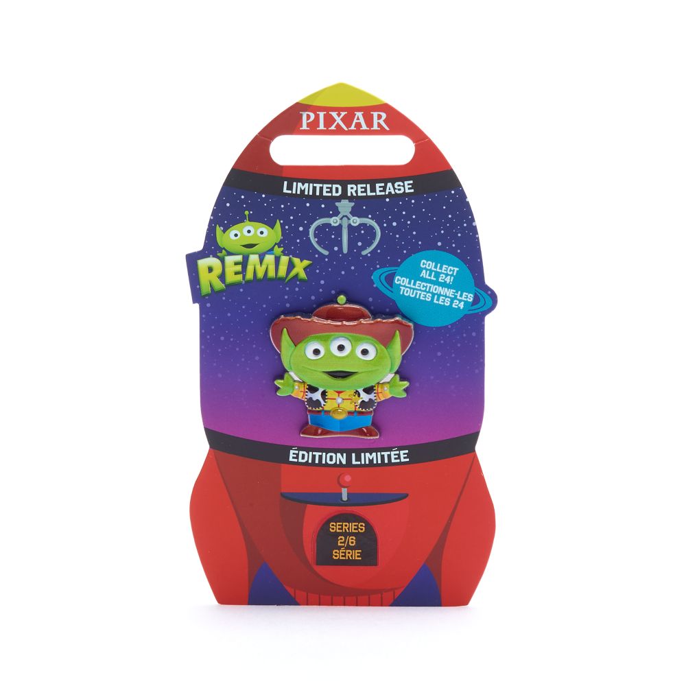 Toy Story Alien Pixar Remix Pin – Woody – Limited Release