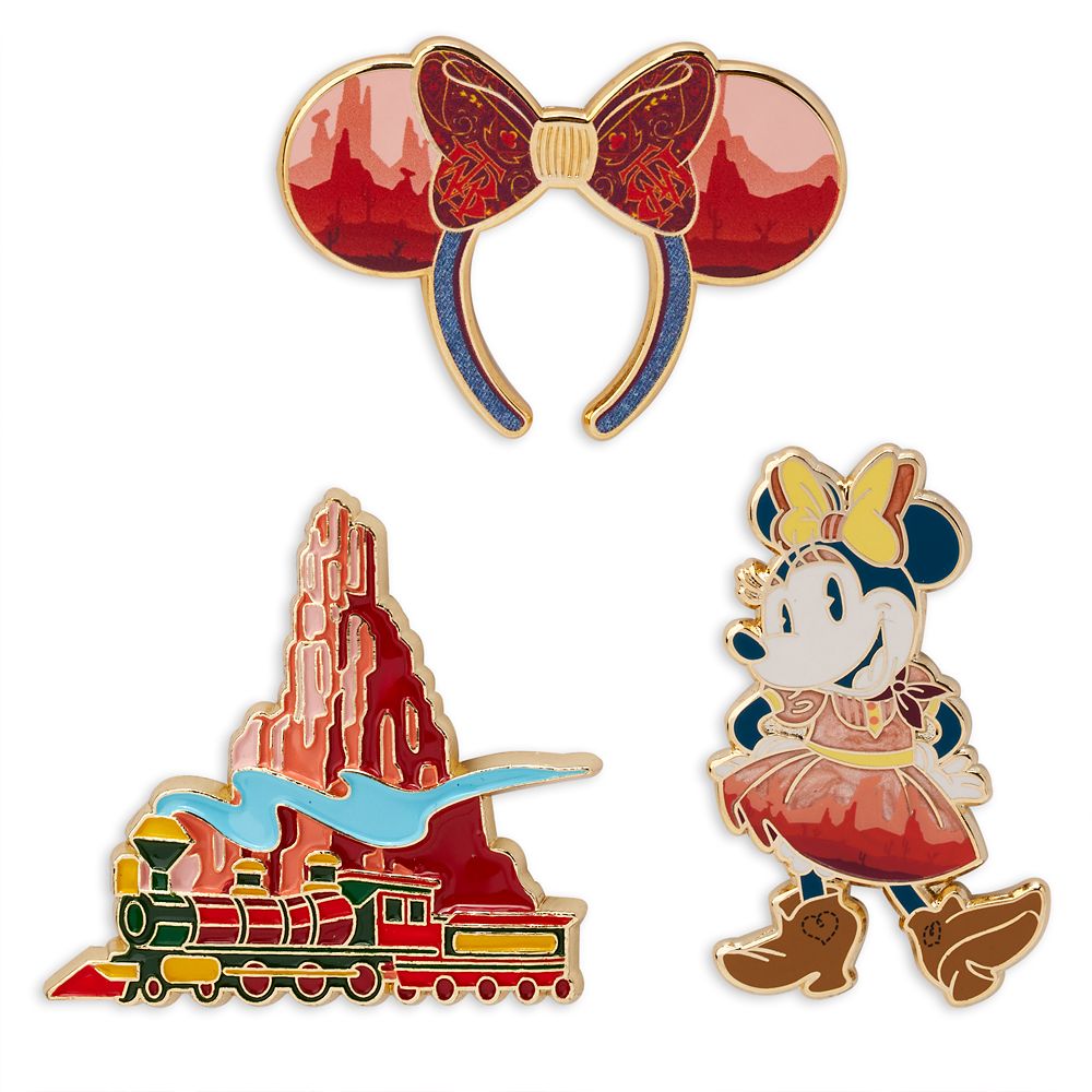 Minnie Mouse: The Main Attraction Pin Set – Big Thunder Mountain Railroad – Limited Release