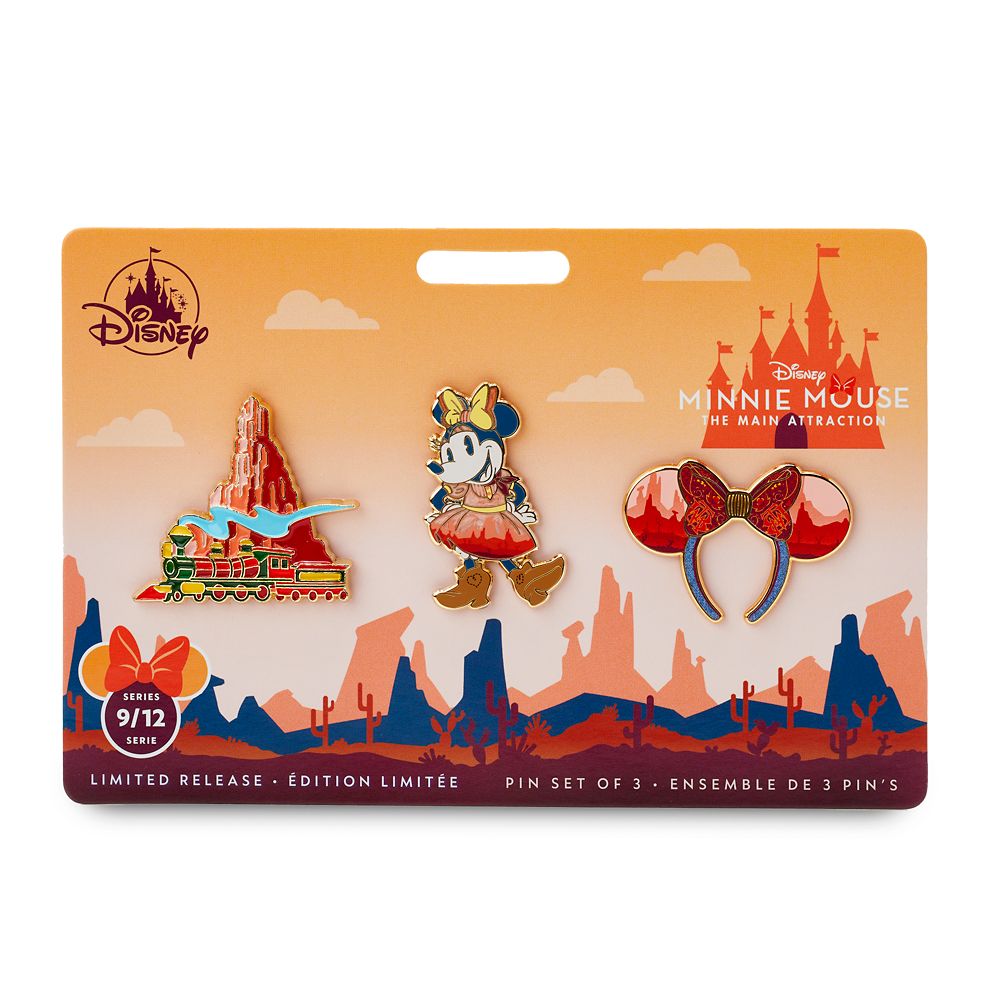 Minnie Mouse: The Main Attraction Pin Set – Big Thunder Mountain Railroad – Limited Release