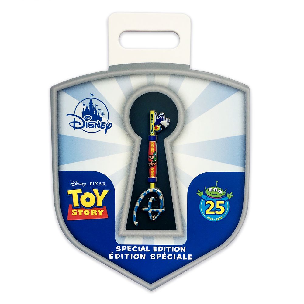 Toy Story 25th Anniversary Collectible Key Pin – Special Edition