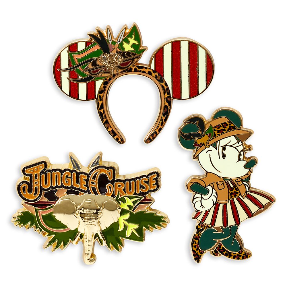 Minnie Mouse: The Main Attraction Pin Set – Jungle Cruise – Limited Release