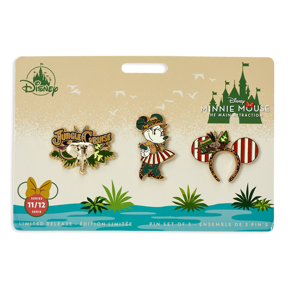 Minnie Mouse: The Main Attraction Pin Set – Jungle Cruise – Limited Release