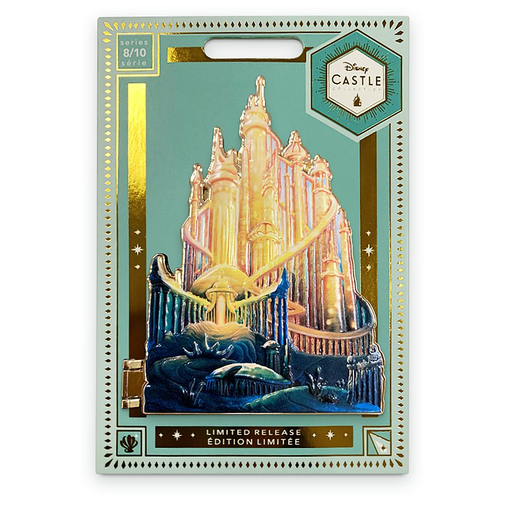 Ariel Castle Pin – The Little Mermaid – Disney Castle Collection – Limited Release