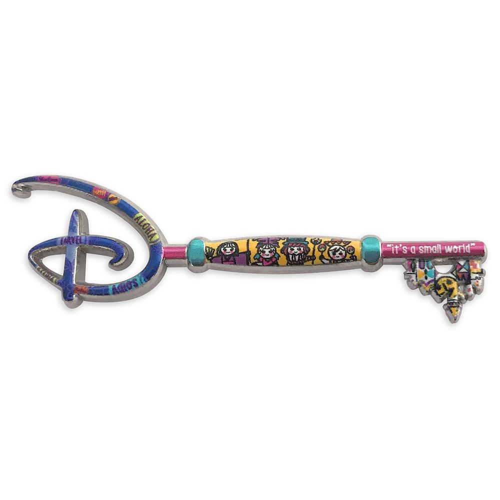 Disney it’s a small world 55th Anniversary Collectible Key Pin – Special Edition is available online