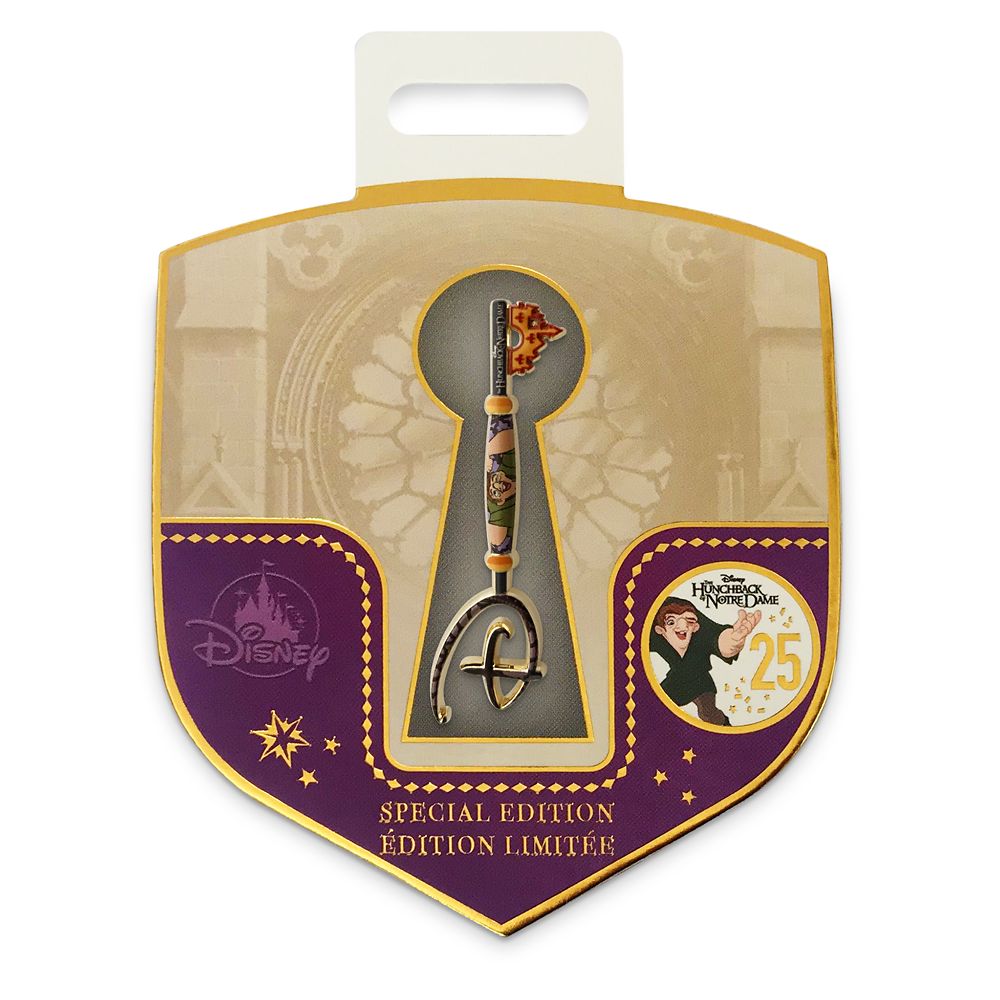 The Hunchback of Notre Dame 25th Anniversary Collectible Key Pin – Special Edition