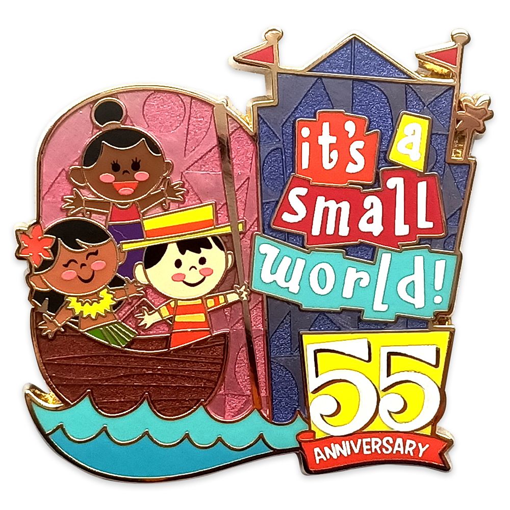''it's a small world'' 55th Anniversary Pin – Limited Release
