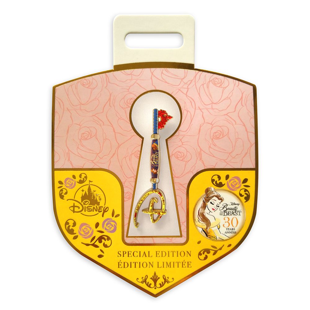 Beauty and the Beast 30th Anniversary Collectible Key Pin – Special Edition