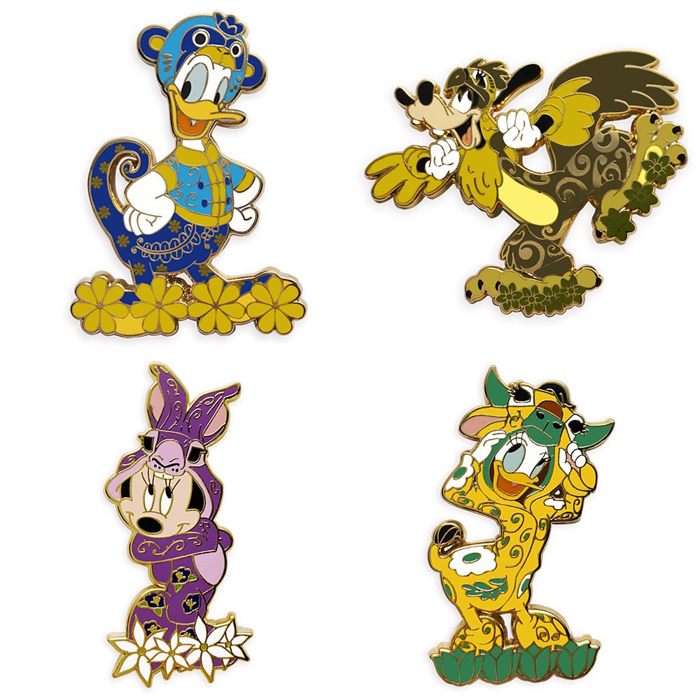 Mickey Mouse and Friends Lunar Zodiac Pin Blind Pack – 2-Pc. – Limited Release