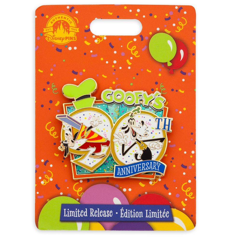 Goofy 90th Anniversary Pin – Limited Release