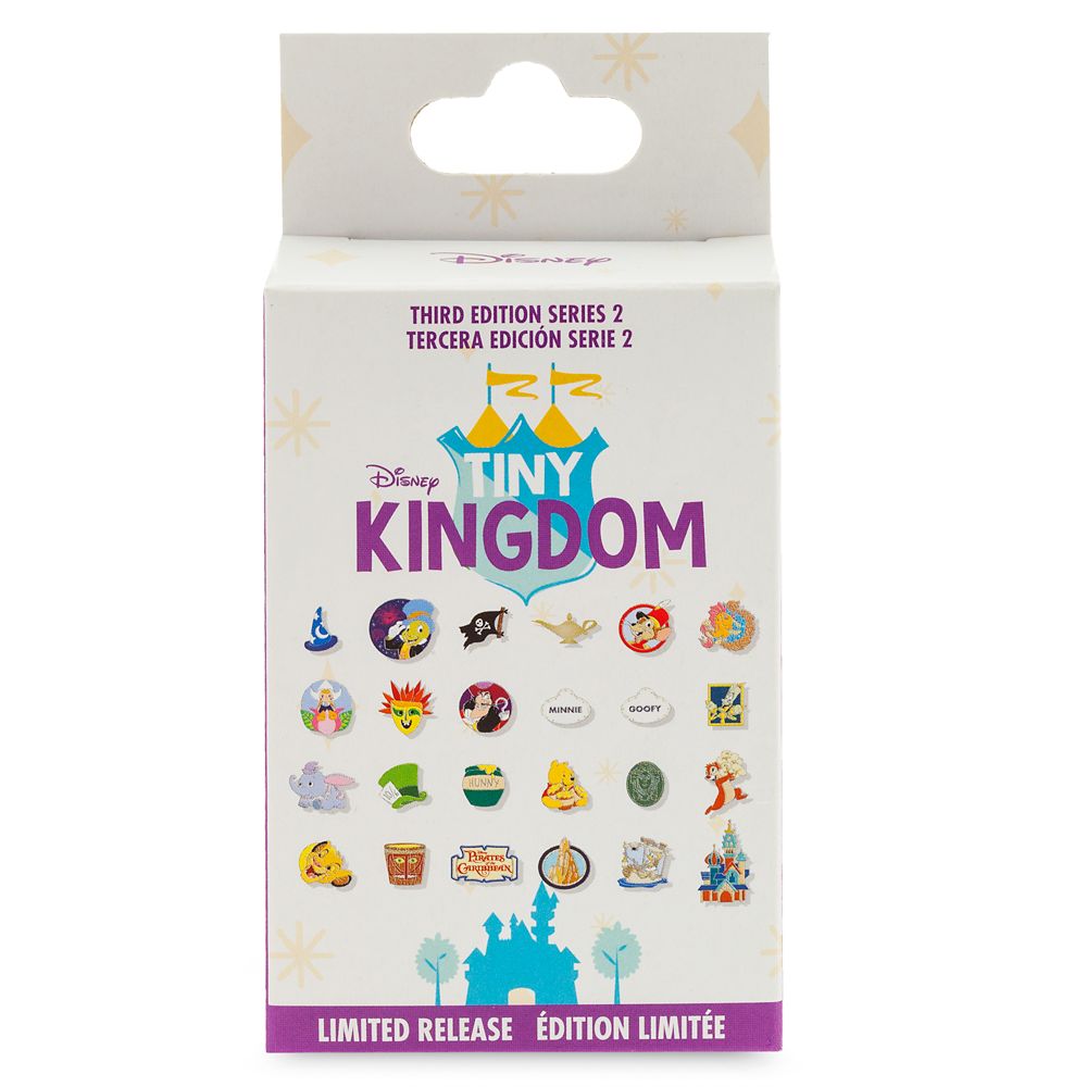 Disney Tiny Kingdom Mystery Pin Blind Pack Series 2 – 3-Pc. – Limited Release